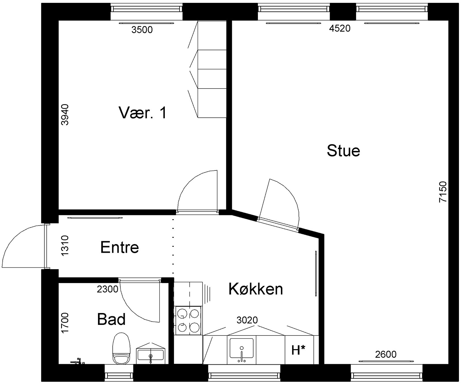 Visual presentation of the listing