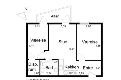 Visual presentation of the listing