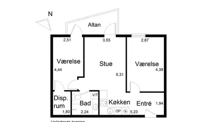 Visual presentation of the listing