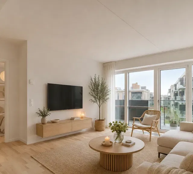 apartment Lys 3-værelses bolig på 75 m² i Risskov