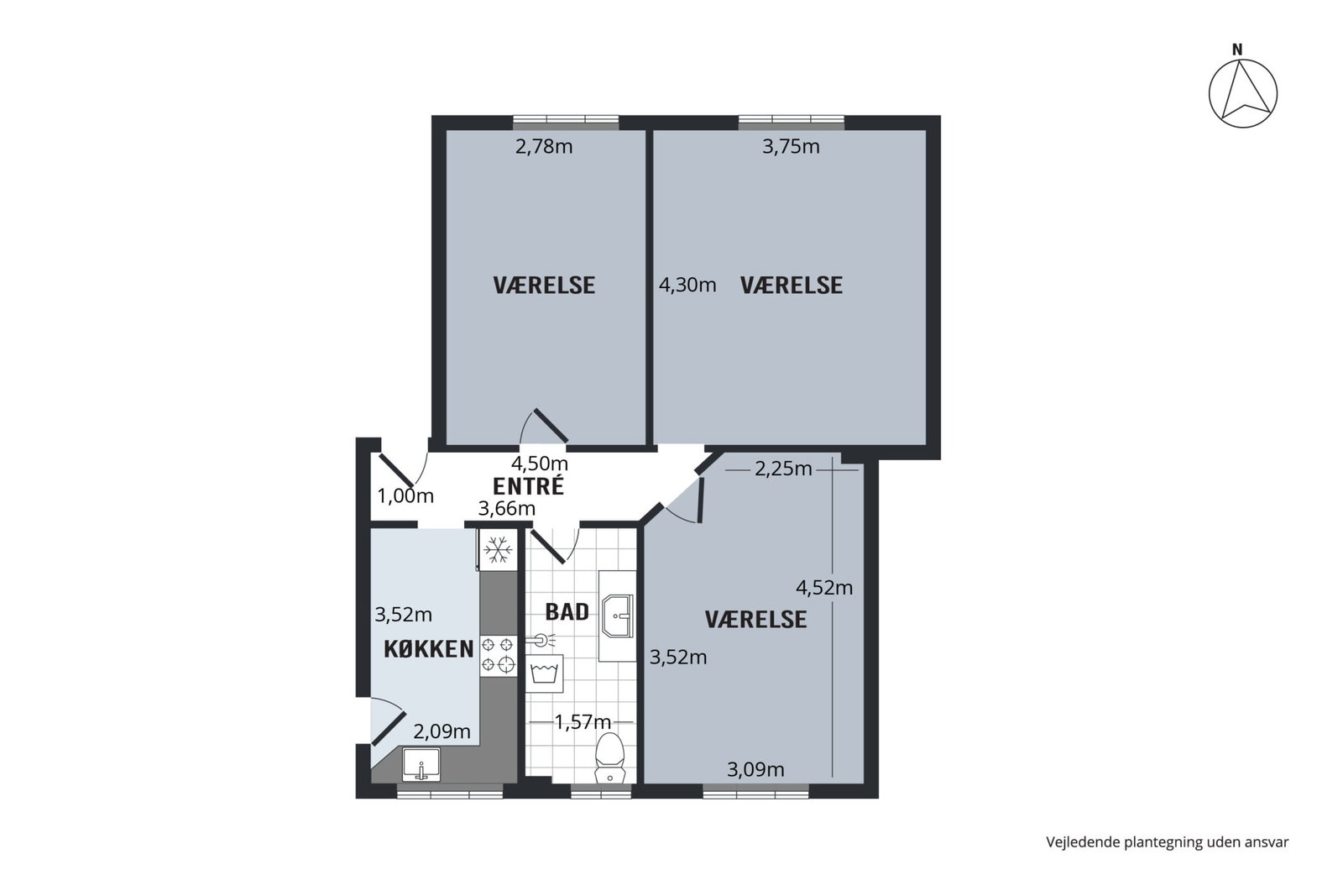 Visual presentation of the listing