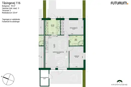 Visual presentation of the listing