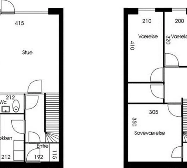 townhouse Renoveret lejlighed med nye vinduer og gulve