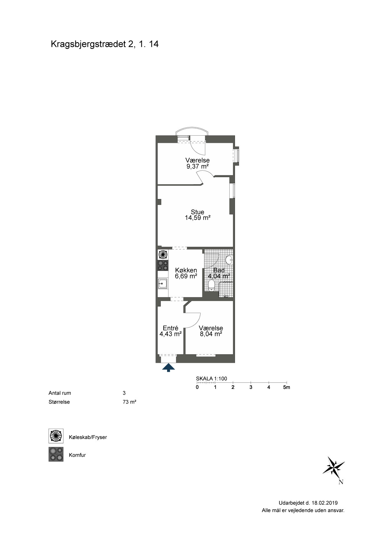Visual presentation of the listing