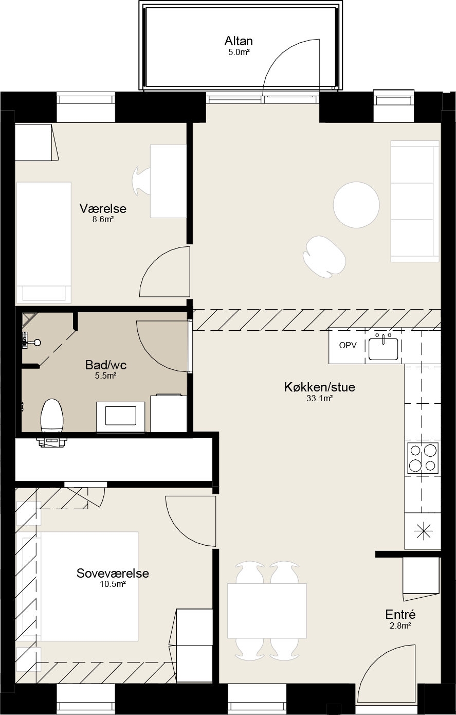 Visual presentation of the listing