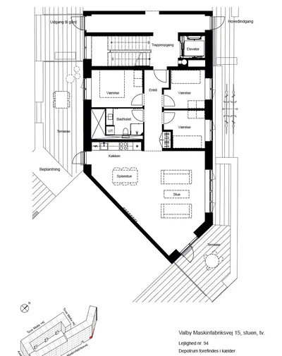 Bright 4-room apartment of 117 m² in Valby - Valby Maskinfabriksvej, Valby - 2