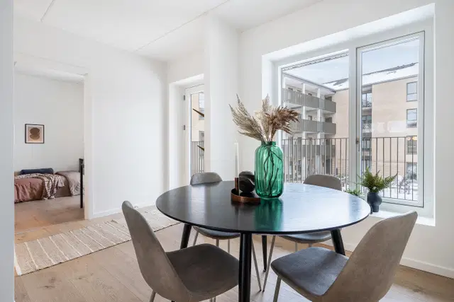 apartment 3 vær med køkken alrum og terrasse