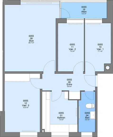 apartment Prisvenlig lejlighed
