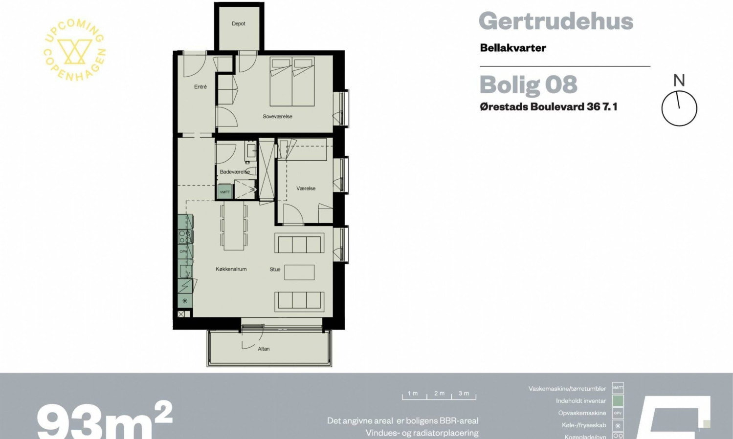 Visual presentation of the listing