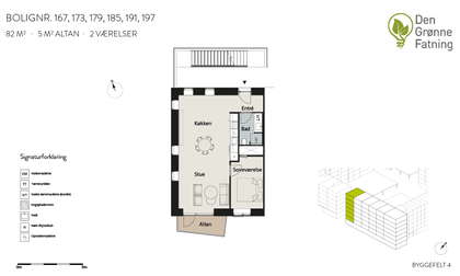 Visual presentation of the listing
