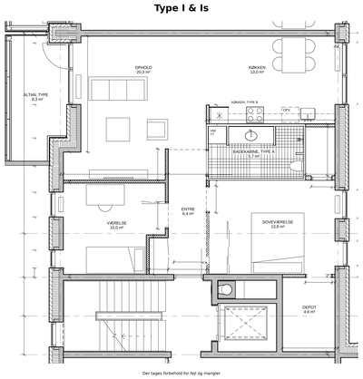 High-quality apartments close to the beach and the city - Krimsvej, København S - 3