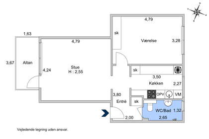 Visual presentation of the listing