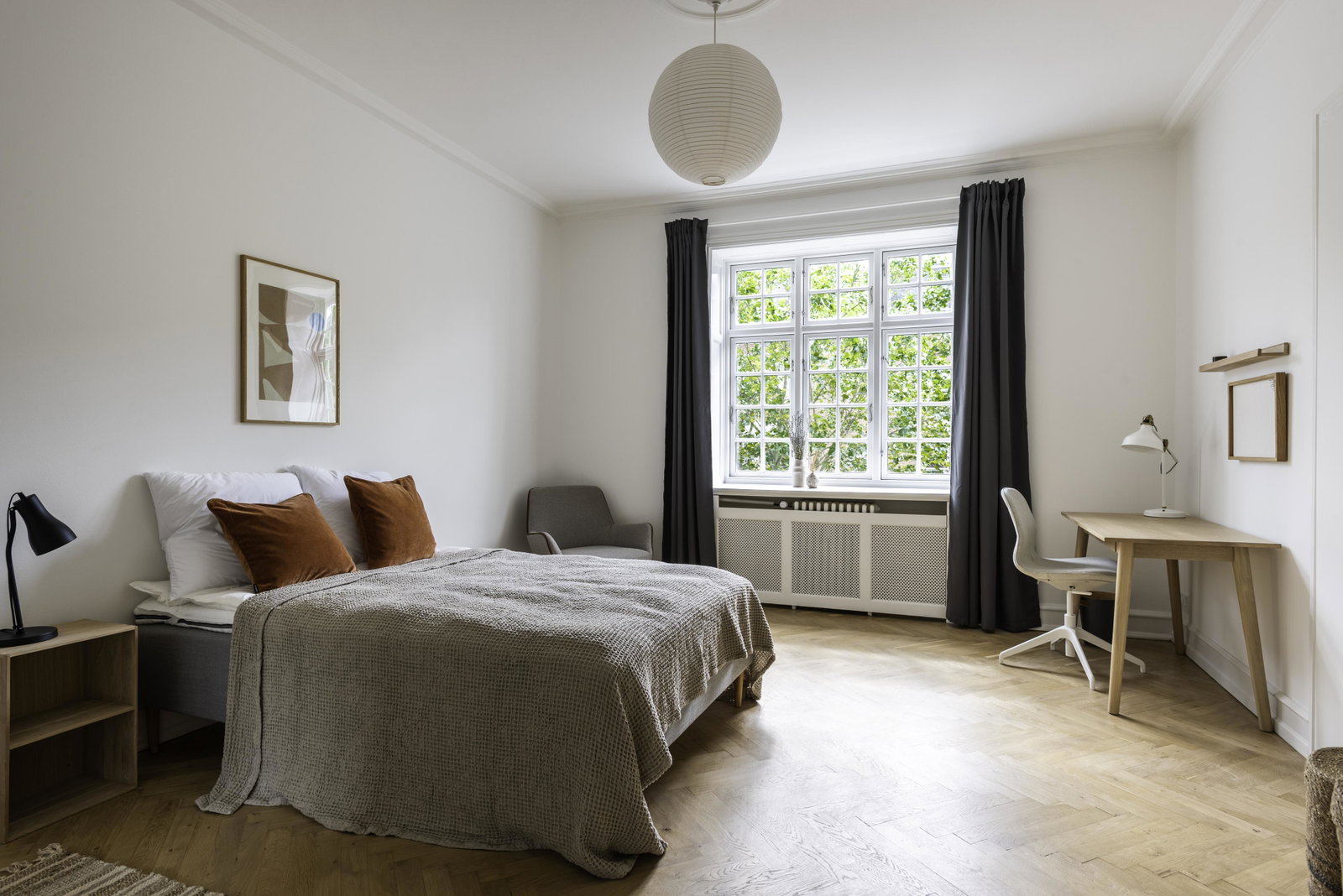 room 4-bedroom apartment in Østerbro with private balcony