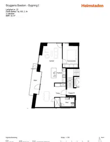 Visual presentation of the listing