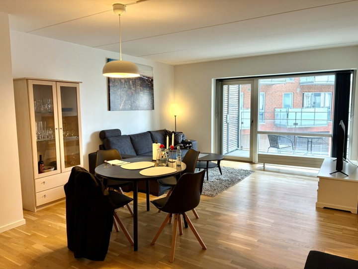 Lys 2-værelses lejlighed med stor altan og tagterrasse - Godsbanen, Aalborg - 4
