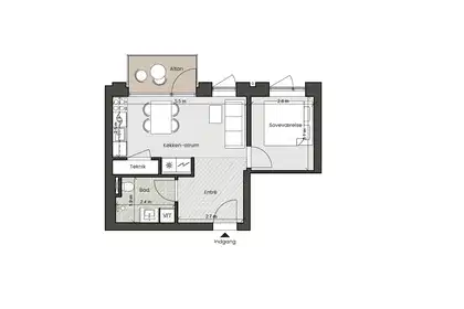 Visual presentation of the listing