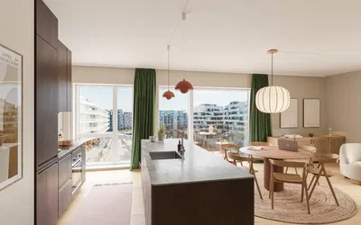 Lys 2-værelses bolig i moderne nybyggeri - Fortkaj, Nordhavn - 4