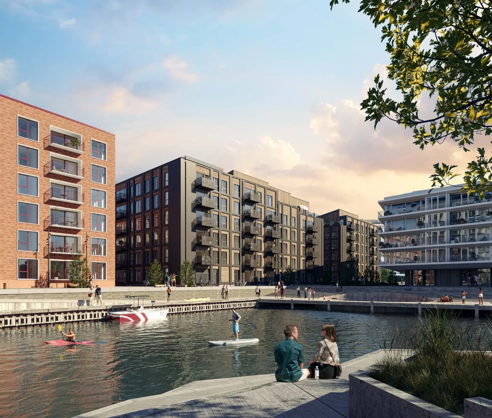 apartment Lys 2-værelses i nyt træbyggeri i Nordhavn