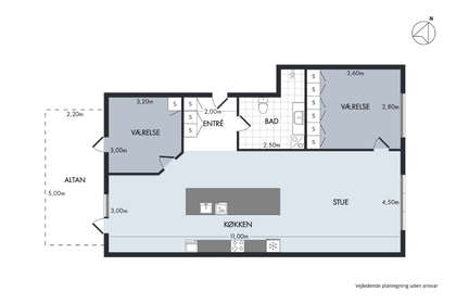 Visual presentation of the listing