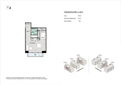 Visual presentation of the listing