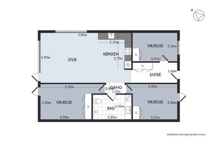 Visual presentation of the listing