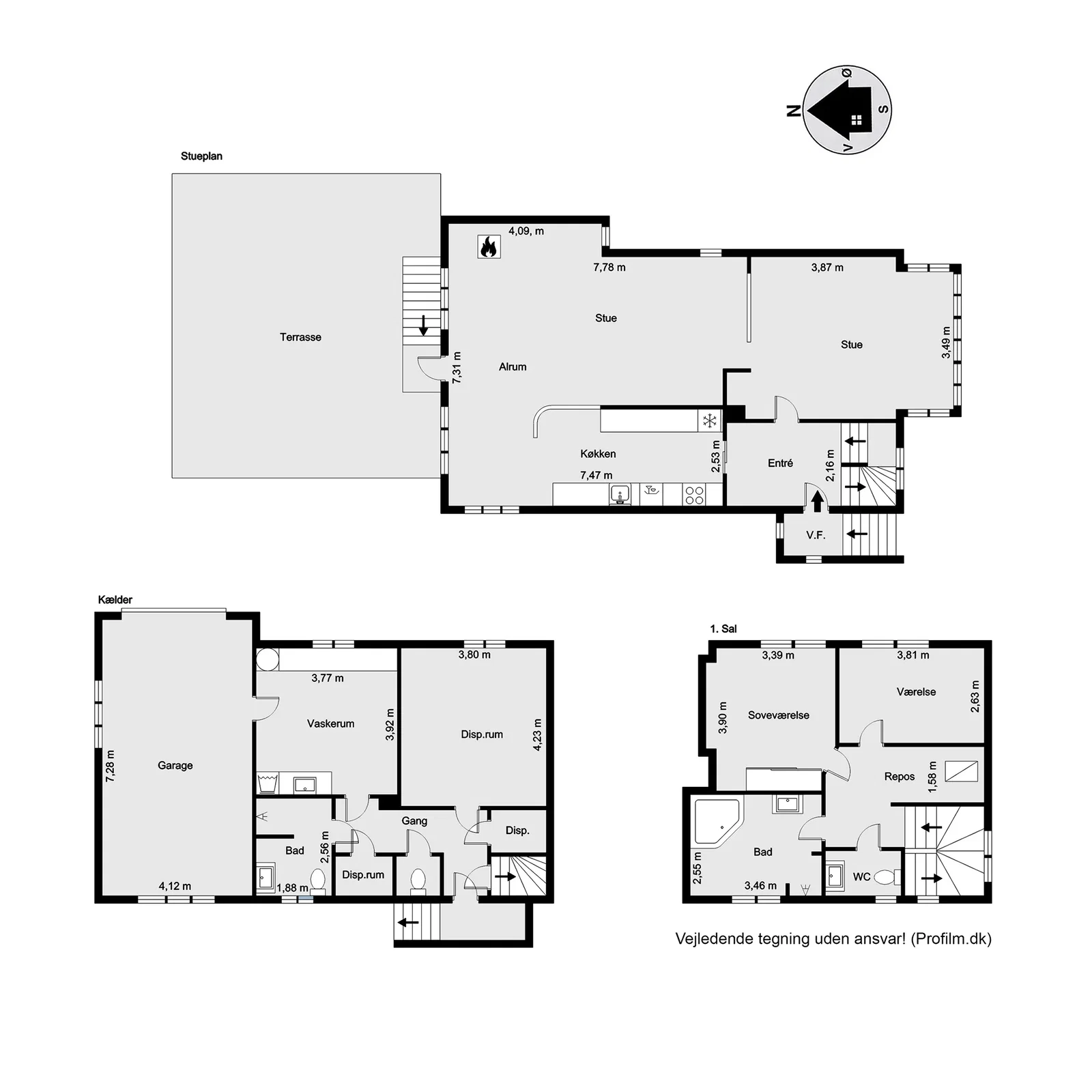 Visual presentation of the listing