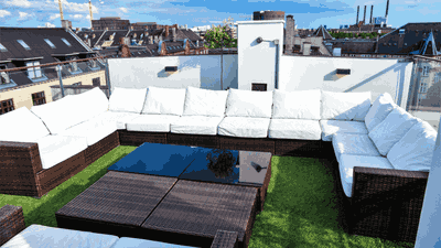 Unique furnished penthouse apartment with a 70 m² private rooftop terrace and a 360° view of Copenhagen - Arkonagade, København V - 2
