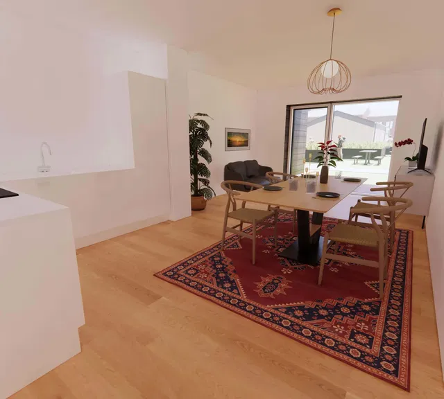 apartment Lys 2-værelses lejlighed i seniorfællesskab i Hedensted