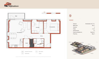 Visual presentation of the listing
