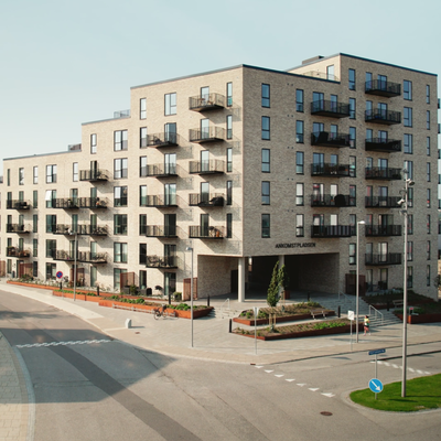 Newly built 2-room apartment with roof terrace in Eternitten - Poul Larsens Vej, Aalborg - 1