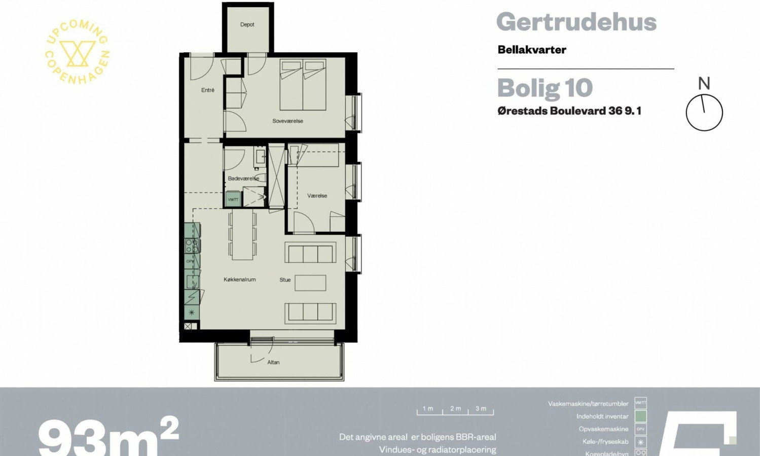Visual presentation of the listing