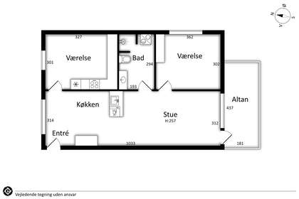 Visual presentation of the listing