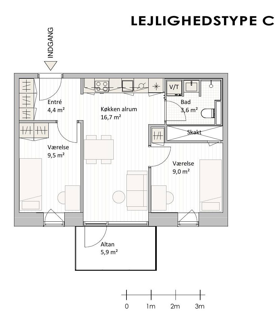Visual presentation of the listing