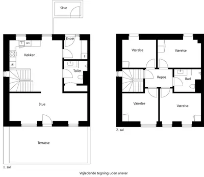 5-room townhouse with private terrace - Seminariehaven, Hillerød - 2