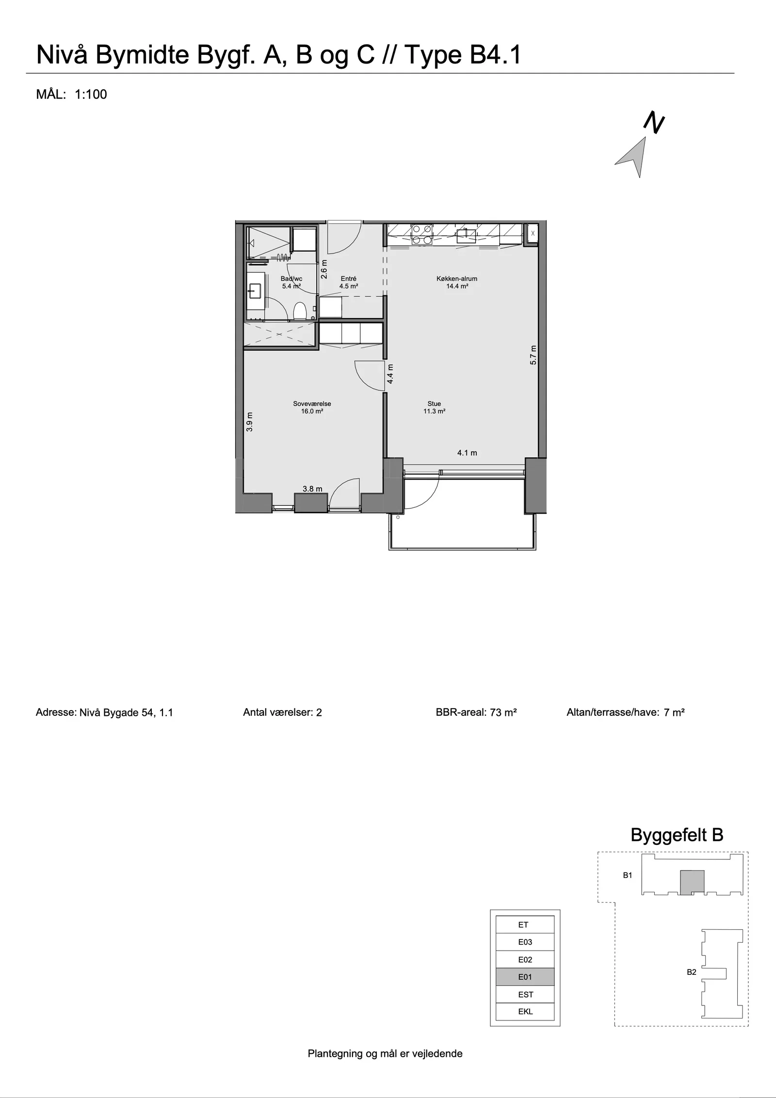 Visual presentation of the listing
