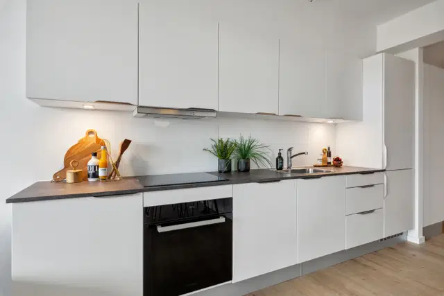 apartment Stor fireværelses lejlighed med egen terrasse