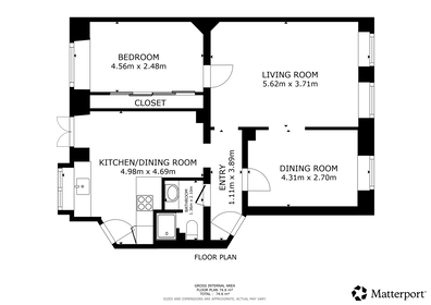 Visual presentation of the listing