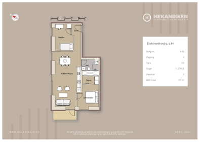 Visual presentation of the listing