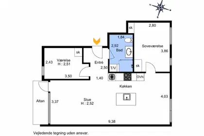 Visual presentation of the listing