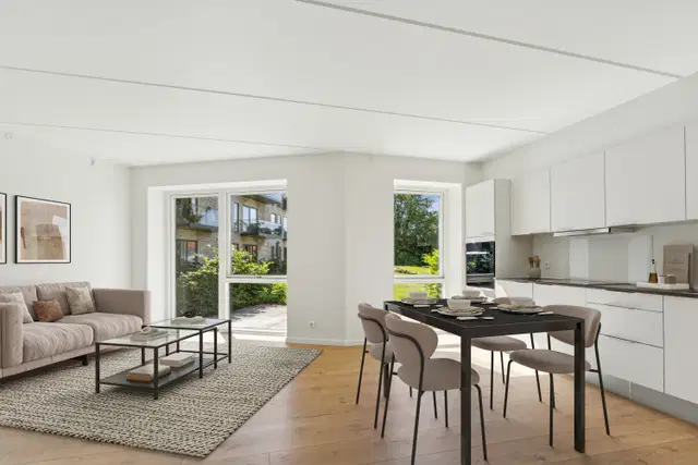 apartment Lys 77 m² lejlighed med terrasseadgang