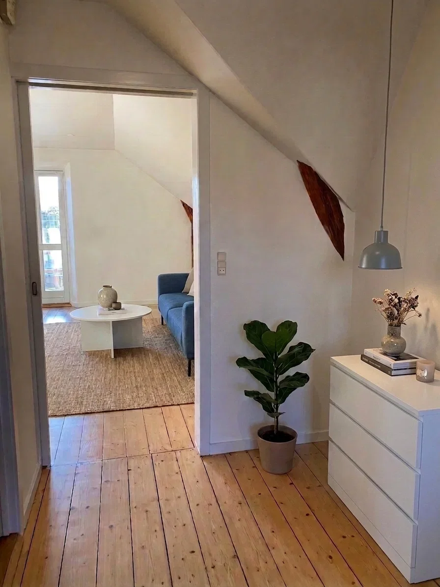 apartment Charming Apartment with Balcony by the River in Holstebro C