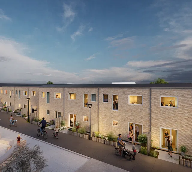 townhouse Indbydende nybygget rækkehus i Overlund – moderne komfort og masser af lys