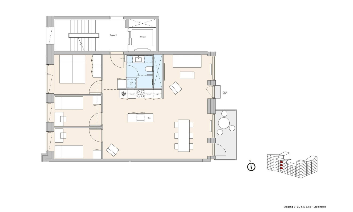 Visual presentation of the listing