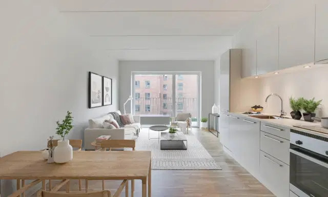 apartment Lys 3-værelses lejlighed på 83 m²