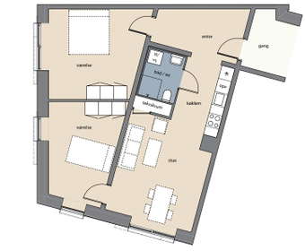 Visual presentation of the listing