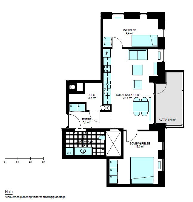 Visual presentation of the listing