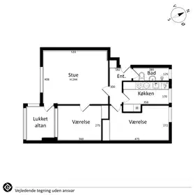 Visual presentation of the listing