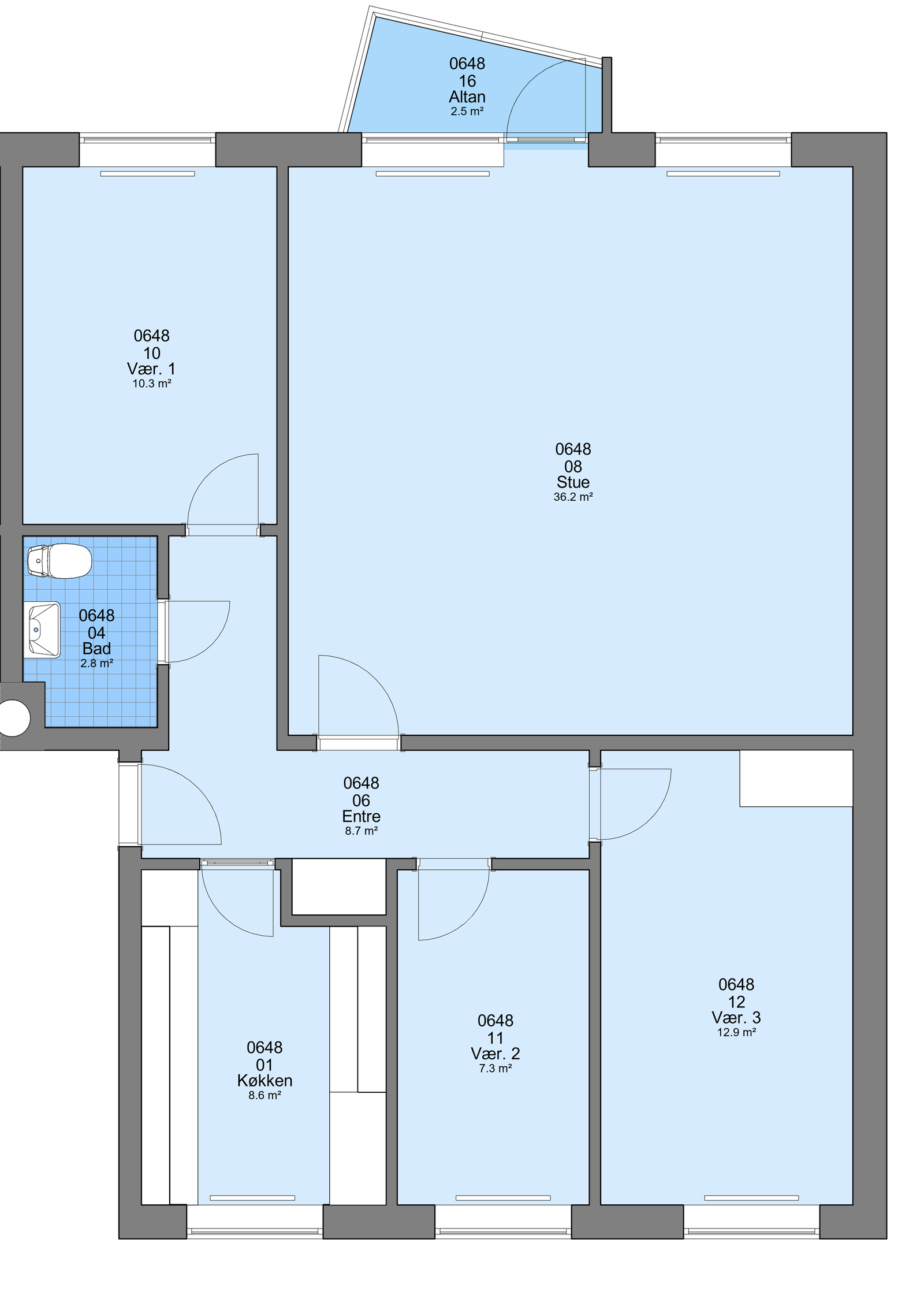 Visual presentation of the listing