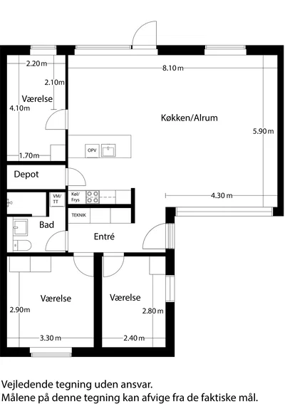 Bright 3- and 4-room terraced houses in Dalby Bakke - Lokes Ager, Kolding - 4