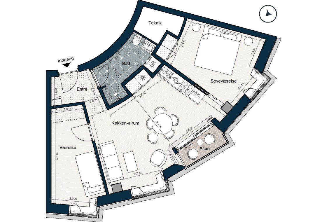 Visual presentation of the listing